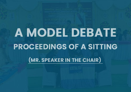A Model Debate